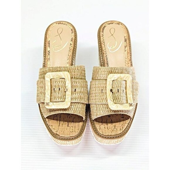 Sam Edelman Women's Livi Buckle Platform Espadrille Sandals Size 7.5 (MSRP $150) - Picture 5 of 11